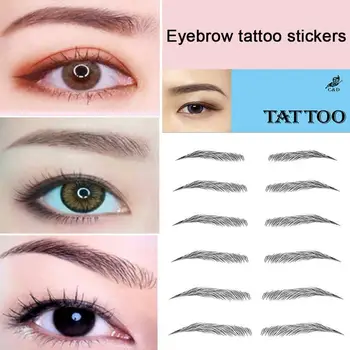 

O. Tw O.o 4D Hair Like Eyebrows Makeup Waterproof Eyebrow Tattoo Sticker Long Lasting Natural Fake Eyebrow Laminating Cosmetics