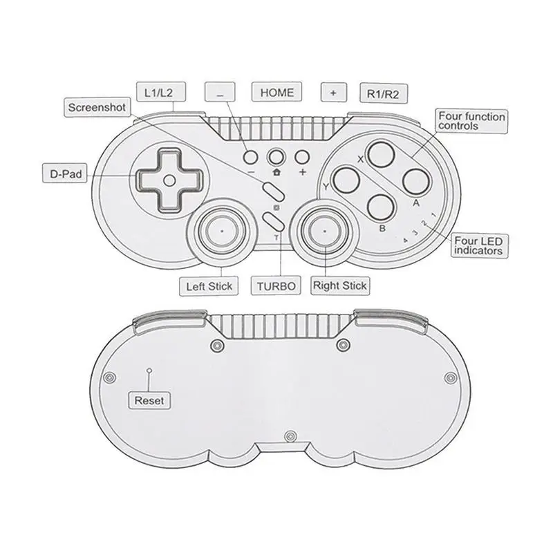 Геймпад для Windows PC для nintendo Switch контроллер беспроводной игровой контроллер Bluetooth Джойстик G8S6