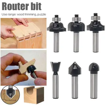 

6 PCS Per Set 8 Shank Woodworking Router Bit Set