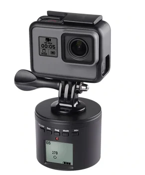 

Action Time Lapse tripod mount Smart Electric Panning Rotating For Go Pro 8 insta 360 ONE X xiaoyi 4k 2 Accessory