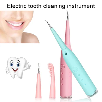 

Electric Tartar Remover Teeth Cleaning Tools Toothbrush Calculus Stains Scraper LDO99