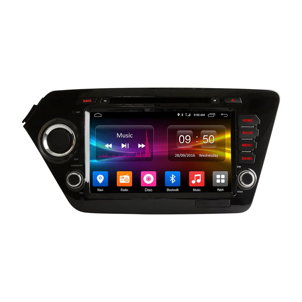 Автомобильный dvd плеер Ownice C500 2 Гб ОЗУ Восьмиядерный процессор Android 6 0 gps для Kia k2 RIO