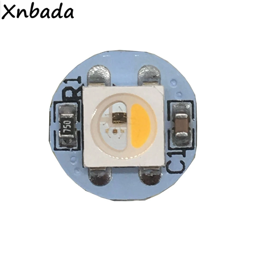 10~500Pcs 4-Pin WS2812B WS2812 LED Chip & Heatsink Board 5050 RGB WS2811 IC SK6812 Built-in RGBW LED Chip DC5V