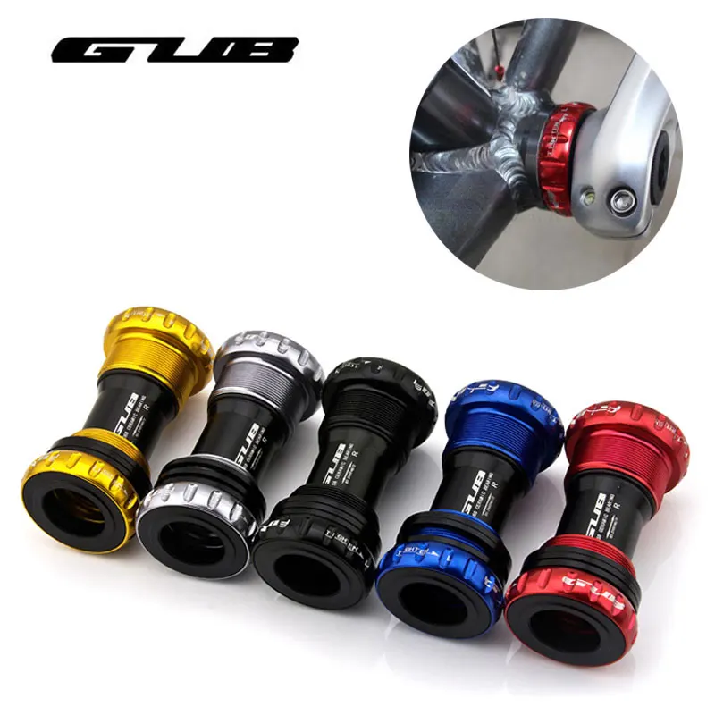 GUB 68/73mm Aluminum Alloy Bicycle Ceramic Bottom Bracket MTB Mountain Road Bike Axis BSA Crankset Bearings For Shiman-o FS-A | Спорт и