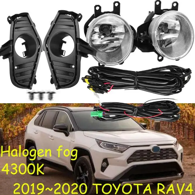 1 комплект 2020y автомобильный бампер головной свет для Toyota RAV 4 RAV4 Противотуманные фары автомобильные аксессуары фары для TOYOTA RAV4 свет - Цвет: picture