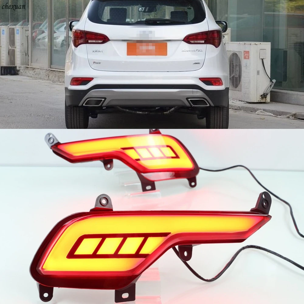 2 предмета в комплекте для Hyundai ix45 Santa Fe Santafe 2016 2017 2018 Автомобильный светодиодный