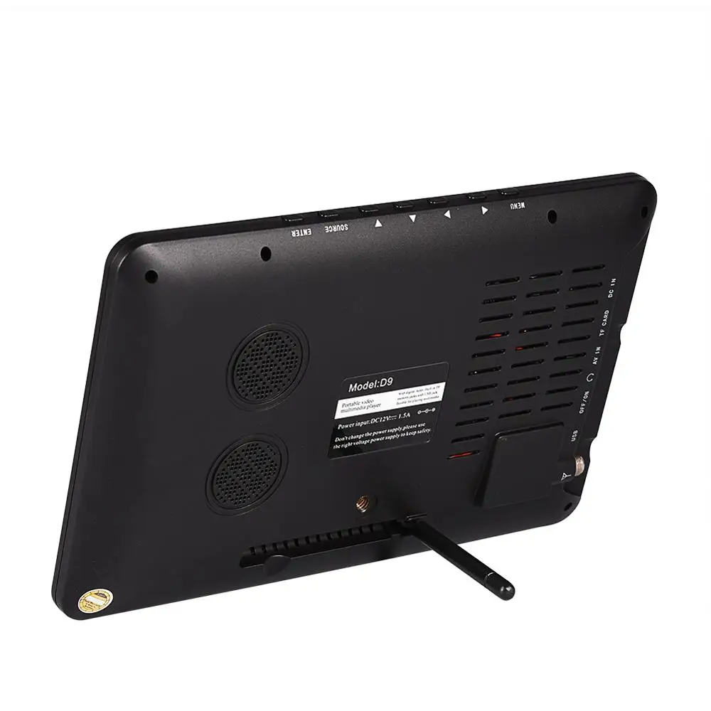 LEADSTAR портативный ATSC 9 дюймов 16:9 цифровой телевизор TFT светодиодный 1080P HD HDMI видео плеер для США штекер горячая распродажа