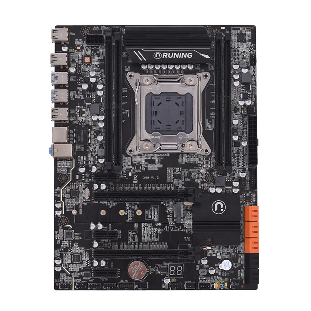 

DDR4 X99 V1.2 2011 3 Desktop Computer Modify Motherboard Electric Office Durable Spare Repair PCB Home For 2680V3 1650V3 CPU