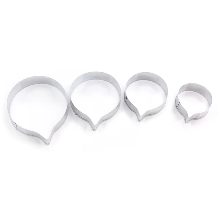Stainless Steel Flower Petal Cookie Cutter Cupcake Mold Fondant Cake Mould DIY Decor MU8669