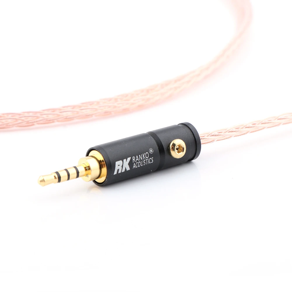 8cores Replacement Headphones Cable Audio Upgrade Cable For Meze 99 Classics Focal Elear Headphones Pure Copper Cable