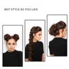 jeedou Curly Chignon Messy Bun Synthetic Hair Extension With Elastic Band Fake Hairpieces Heat Resistant Fiber For Women ► Photo 3/6