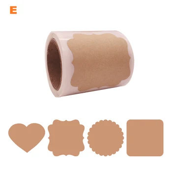 

Home Present Supplies Writing Kitchen Label Stickers Bottle Tags DIY Self Adhesive For Jars Scrapbooking Roll Blank Paper