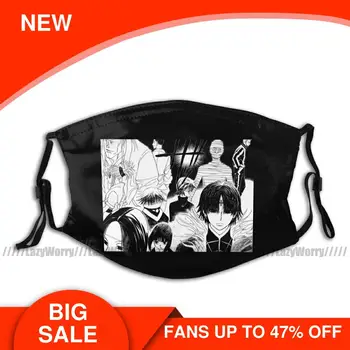 

Naruto Mouth Face Mask Hunter X Hunter Manga Phantom Facial Mask Adult with Filters Cool Kawai Mask