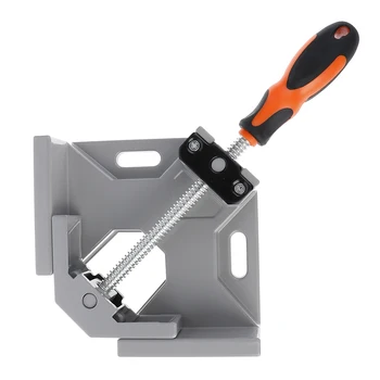 

Aluminum Right Angle Folder Tool Single Handle 90 Degree Right Angle Clamp Angle Clamp Woodworking Frame Clip