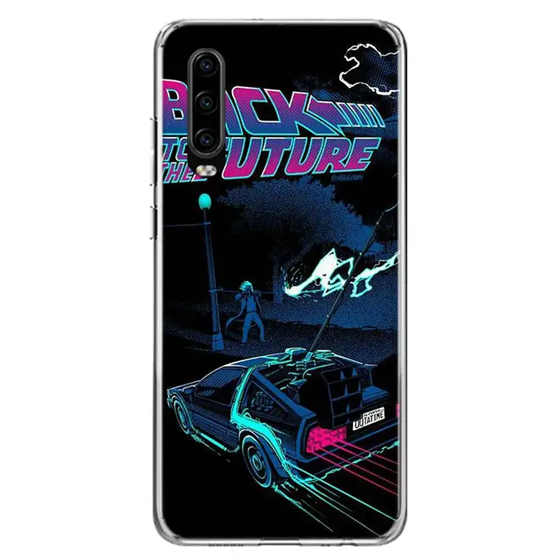 TW081-6 Back To The будущее крышка чехол для телефона для huawei P30 P20 Коврики 30 20 10 Pro P10 Lite P Smart Z+ корпус под плетенную сумку Капа - Цвет: TW081-6