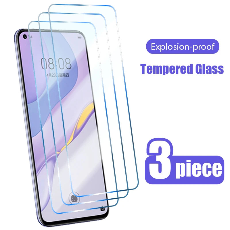 Protector de pantalla de cristal templado para móvil, 3 uds., para Huawei P30 Lite, P20, P40 Pro, E, 5G, Mate 20, 10, 30 Pro, P10, P8, P9 Lite, 2017