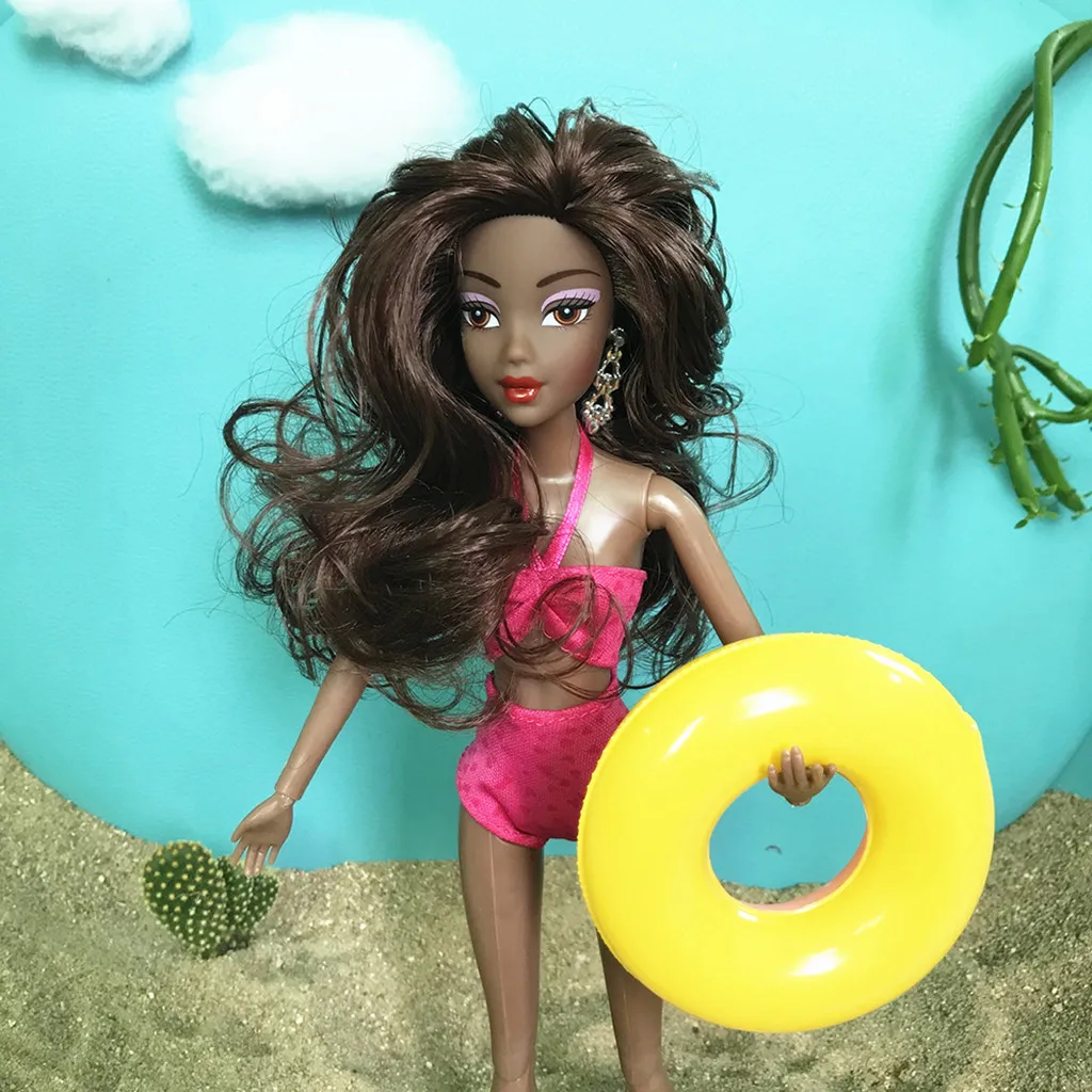 Черные куклы для девочек детская подвижная шарнирная африканская кукла игрушка