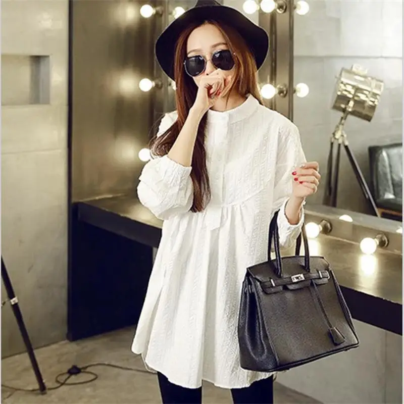 

Afei Tony Summer Autumn Long Sleeve Pregnancy Maternity Clothes O-Neck Tops For Pregnant Women Fashion Top Maternity T-shirt