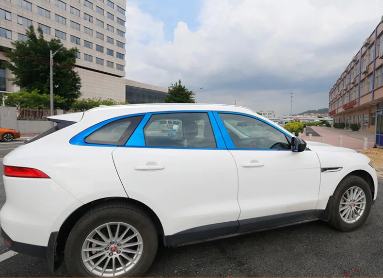 Нержавеющая сталь окна автомобиля планки для Jaguar F-Pace