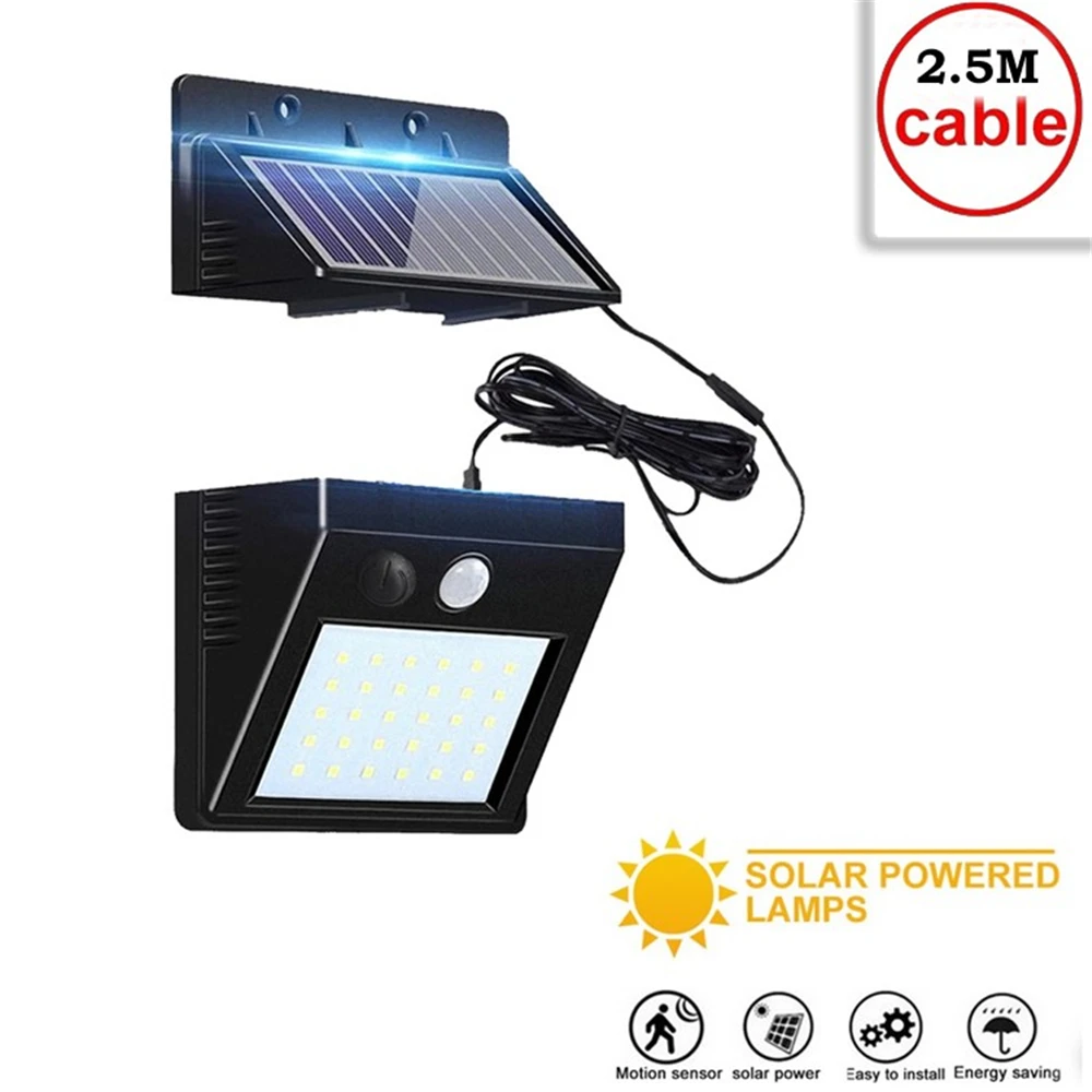 

30 LED Solar Power Street Light PIR Motion Sensor Lamps Garden Security Lamp Outdoor Street Waterproof Wall Lights indoor home s