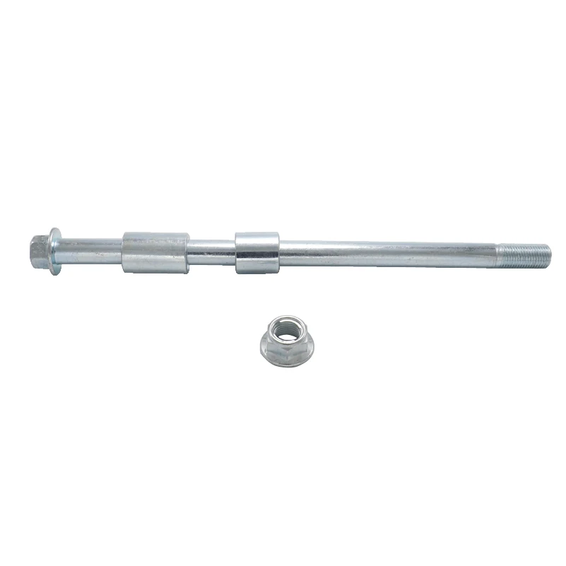 12mm 220mm / 230mm / 245mm + 3 Spacers Front Back Rear Axle For 70cc 90cc 125cc 140cc 200cc 250cc PIT PRO Trail Dirt Bike dirt bike axle