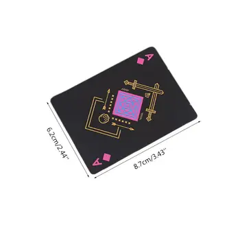 

Student Magic Poker Black Playing Card Magic Props Bar Party KTV Board Game