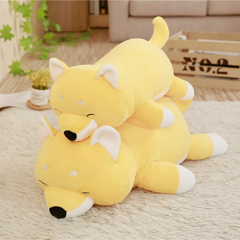 Плюшевые мягкие игрушки собака большие игрушки Косплей Shiba «Лисья Секретная служба»(Inu игрушечная собака детских пижам с милыми животными, подарок на день рождения, поюшевый корги подушка 45/60 см