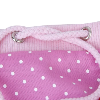 

New Female Pet Dog Hygienic Sanitary Diaper Pant Brief for Small Dog Pink with white S