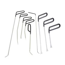 PDR наборы стержней для безболезненного ремонта вмятин Съемник PDR инструменты толкатели Пружинные стальные Хвосты Набор ручных инструментов