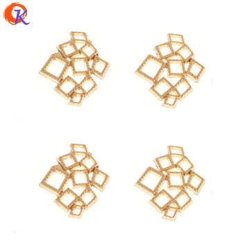 

Cordial Design 100Pcs 18*20MM Jewelry Accessories/DIY Earring Making/Square Geometry Shape/Zinc Alloy/Hand Made/Earring Findings