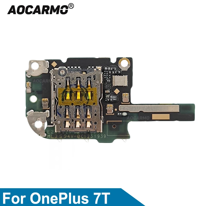 Устройство для чтения SIM-карт Aocarmo слот-держатель разъем с микрофоном OnePlus 7T 1 +