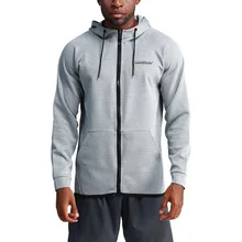 Мужские спортивные куртки, куртка для бега, ветрозащитная толстовка на молнии с длинным рукавом, спортивное пальто, верхняя одежда для спортзала, походов, куртки с капюшоном