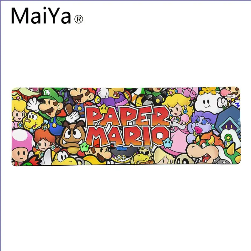 Maiya, высокое качество, супер Марио, игровой коврик для ноутбука, коврик для мыши,, большой коврик для мыши, клавиатура, коврик