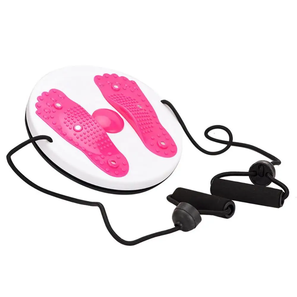 Twist Waist Disc Fitness Slim Rotating Plate Abdomen Exerciser with Pull Rope Twist Boards Yoga Equipment