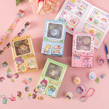 

4packs/LOT gashapon 3 series sticker DIY sticker paper decorative tape PET washi tape