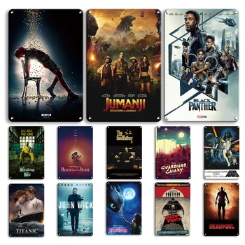 

Vintage Star Wars Classic Movies Poster Metal Sign Queen & Slim Film Art Wall Stickers Personalized Man Cave Home Decor Plaque