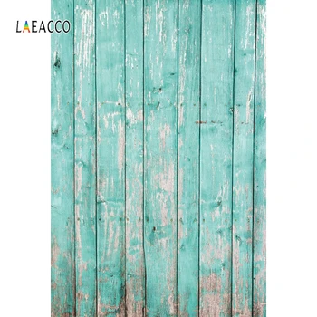

Laeacco Blue Wooden Board Grunge Decor Portrait Photography Backgrounds Customize Photographic Backdrops Props For Photo Studio