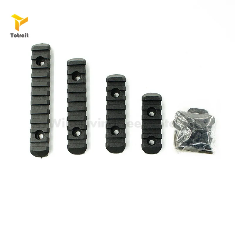 

4PCS /SET Hunting Accessories Rail Scope Mount Rifle Airsoft Flashlight Rail Nylon MOE Guide Rail H5