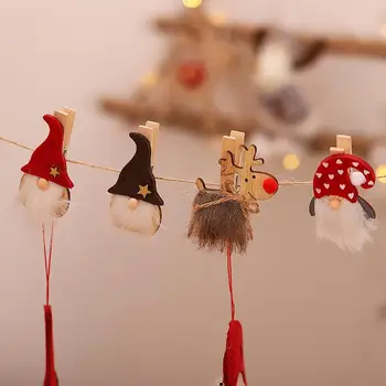 

Christmas Wooden Clip Pendant Merry Christmas Decor for Home 2020 Navidad Ornaments Christmas Tree Decor Xmas Gift New Year 2021