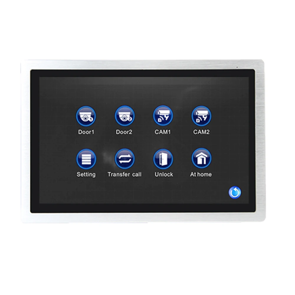 Dragonsview 10 дюймов 960P Wifi видеодомофон дверной звонок 2 монитора 2 дверные звонки беспроводной дверной домофон металлическая разблокировка записи