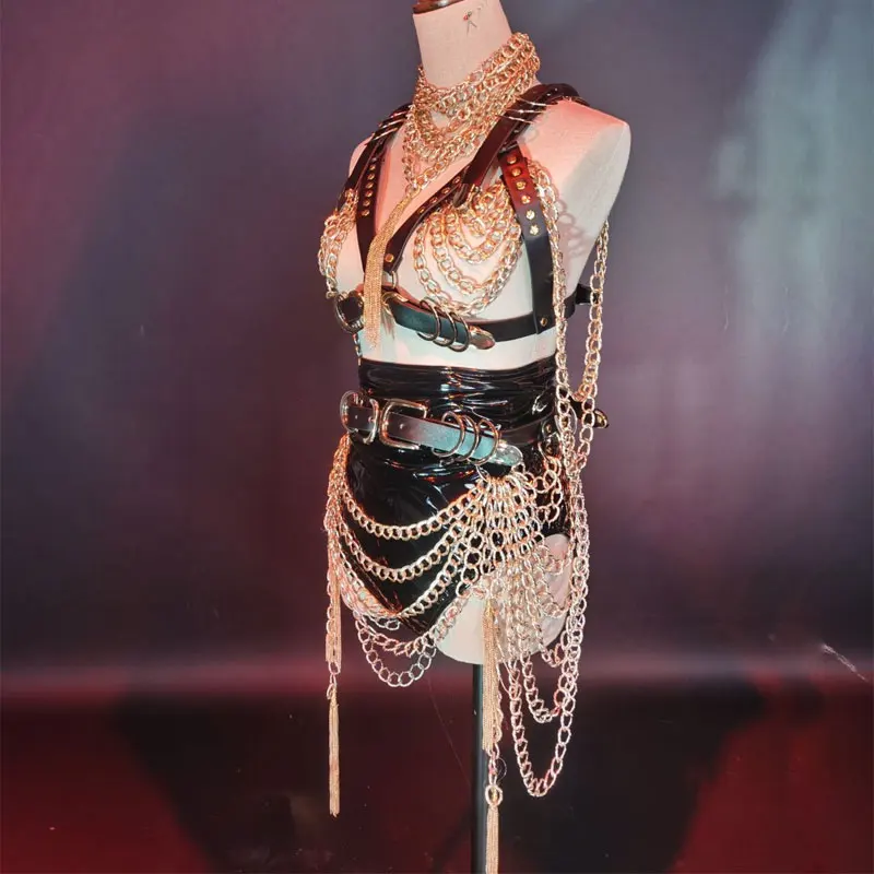 Women Bodysuit Costume for Stage Performance