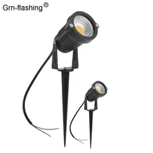 Ультра яркие светодиодные фонари для сада 4 шт 5 Вт IP65 водонепроницаемые светильники для дорожки для лужайки дерева ландшафтное освещение 12 в низкий вольт точечная лампа