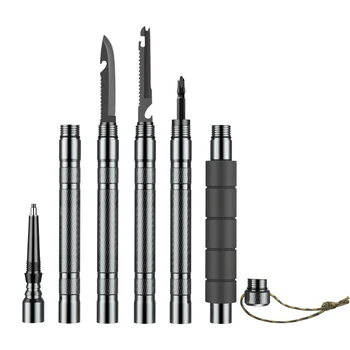 

Multifunctional Trekking Pole Folding Ultralight Outdoor Stick Survival Tool for Outdoor Camping Hiking Stick
