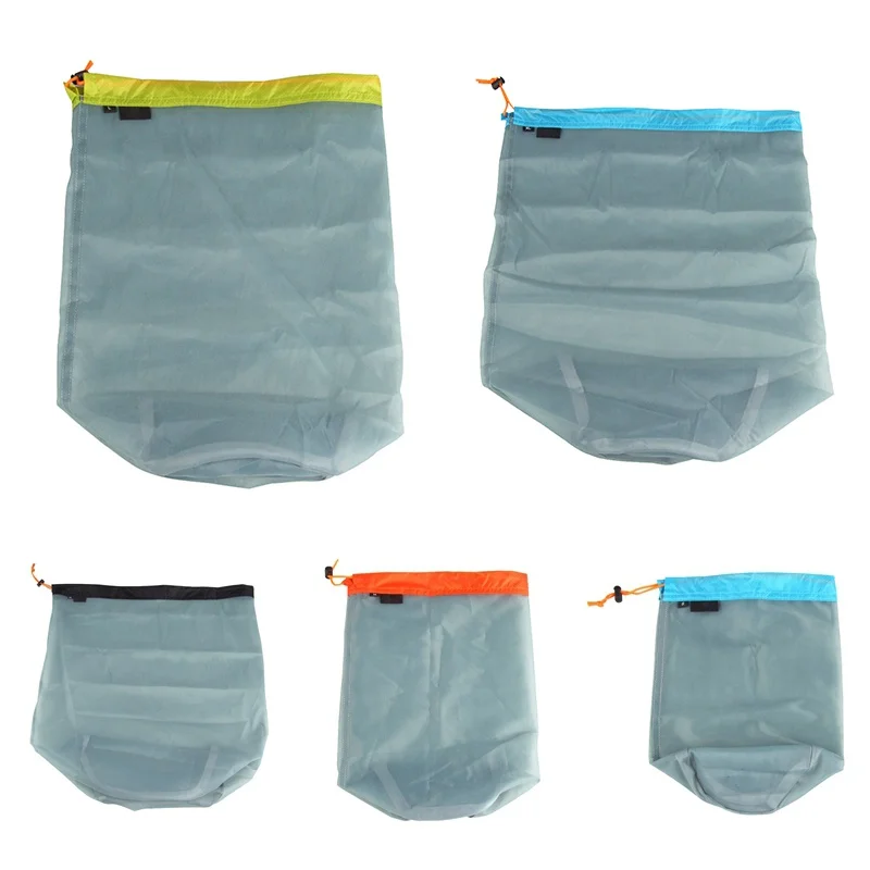 

Outdoor Ultralight Drawstring Stuff Sack Storage Bag Laundry Pouch Clothing Organizer For Tavelling Camping Hike Climbing Tool