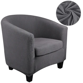 

Polar Fleece Fabric Big Stretch Arm Chair Cover With Cushion Covers Seat Covers For Home Hotel Party Banquet Office