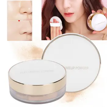 

8g Pore Conceal Finishing Powder Long Lasting Oil Control Waterproof Loose Powder Makeup Tool Beauty Comestic Tool Accessory