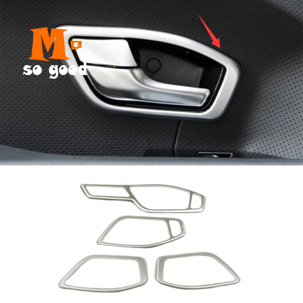 

ABS Матовый для Land Rover Range Rover Evoque 2012 + Автомобильная внутренняя дверная Защитная ручка чаша рамка Крышка отделка Аксессуары для стайлинга автомобилей