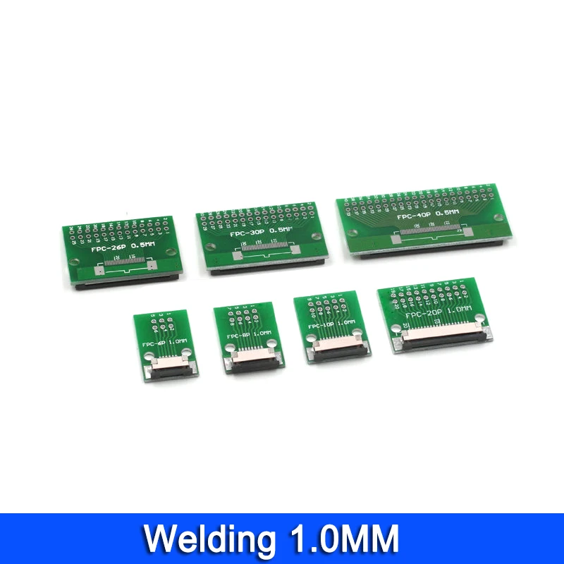 FPC/FFC flat cable transfer plate directly inserted 0.5MM 1MM spacing wire connector terminals wire connector electrical connectors electrical connector cable connector 6P/8P/10P/20P/30P/40P/60P