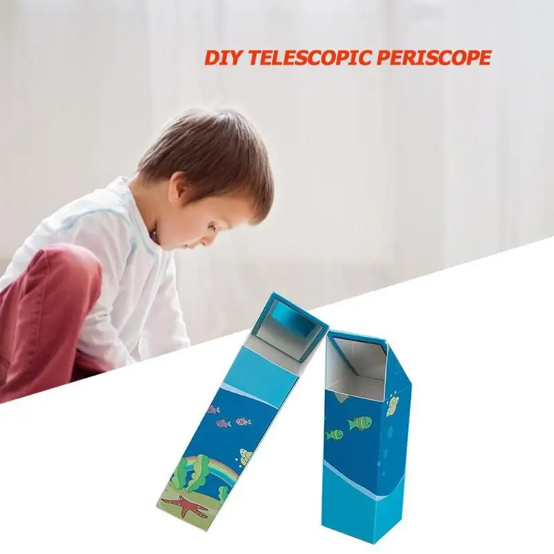 Горячая DIY Телескопический перископ ручной работы физическая технология игрушка для научного эксперимента набор Малый Производство обучающие игрушки