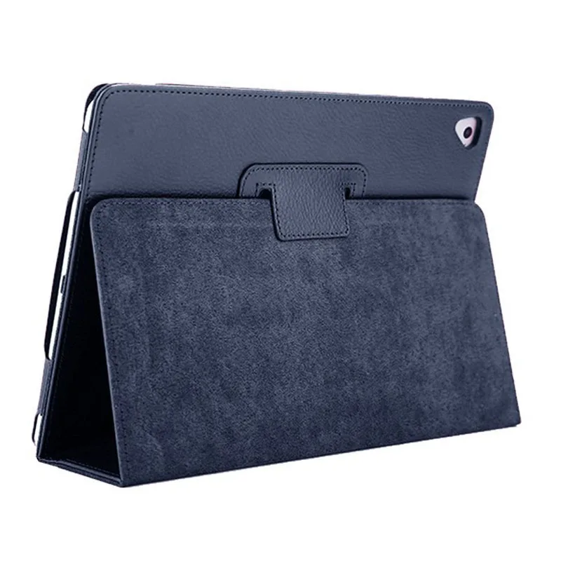 Для IPad Air 2 Air 1 Чехол IPad чехол Funda ультра тонкий из искусственной кожи Мягкий чехол для IPad 9,7 6-го поколения Чехол Pro 9,7 - Цвет: Тёмно-синий